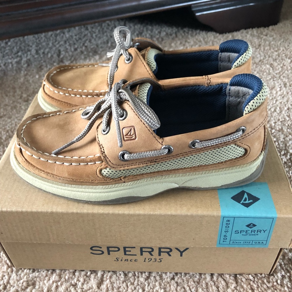 Boys Sperry Lanyard Boat Shoes